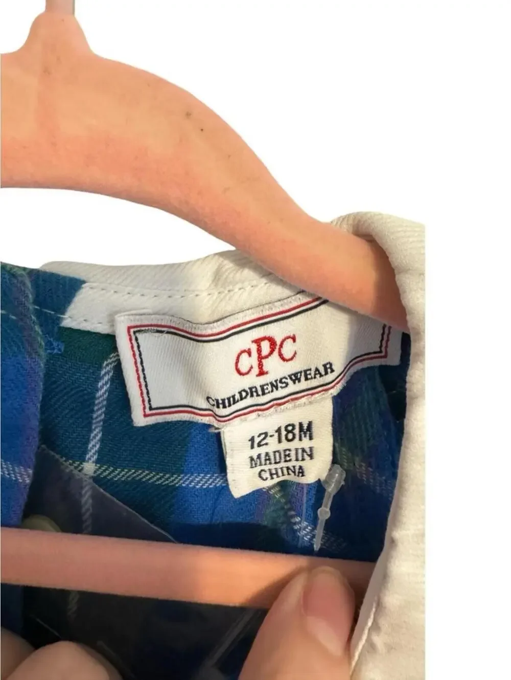 CPC Childrenswear Rowayton Plaid Bloomer Set Girls 12-18M Blue Green Outfit NWT